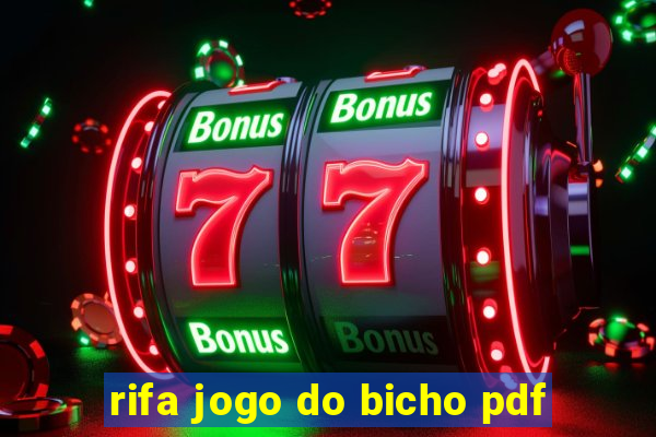 rifa jogo do bicho pdf